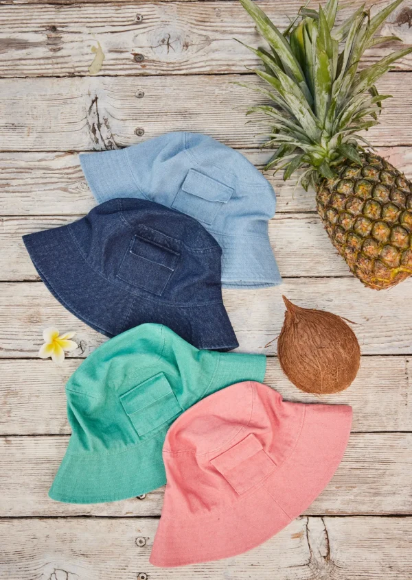 Haven Cayman Bucket Hat - Dark Denim Clearance