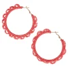 Haven Cayman Hoop Earring - Melon Sale