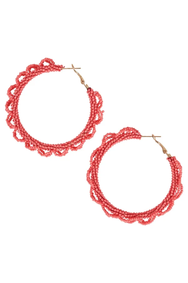 Haven Cayman Hoop Earring - Melon Sale