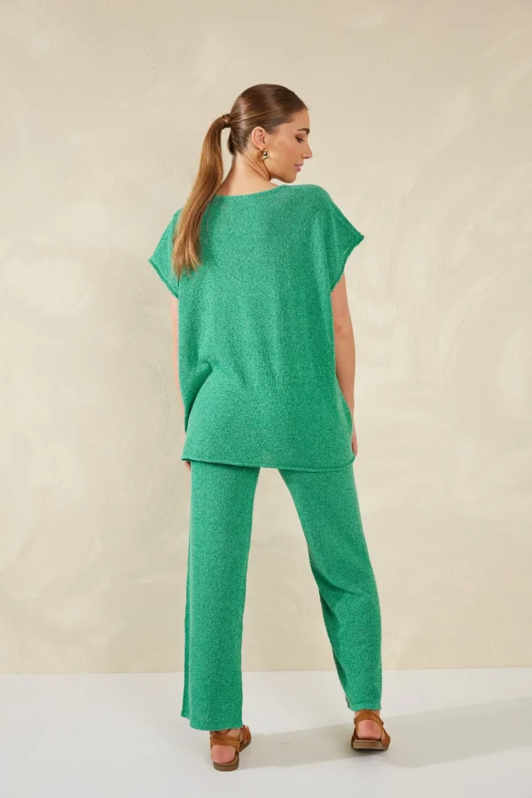 Haven Como Knit Top - Aqua Best