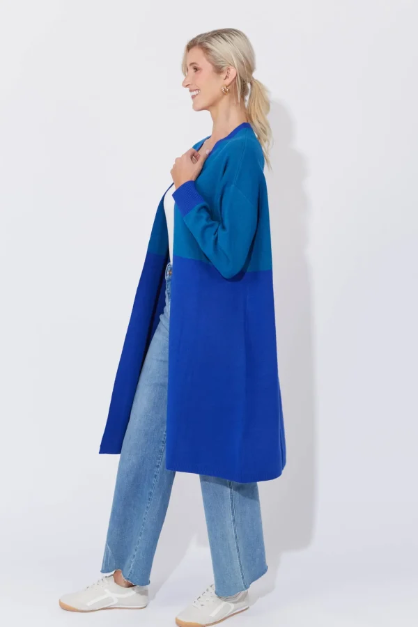 Haven Cyprus Cardigan - Blue/Oasis Clearance