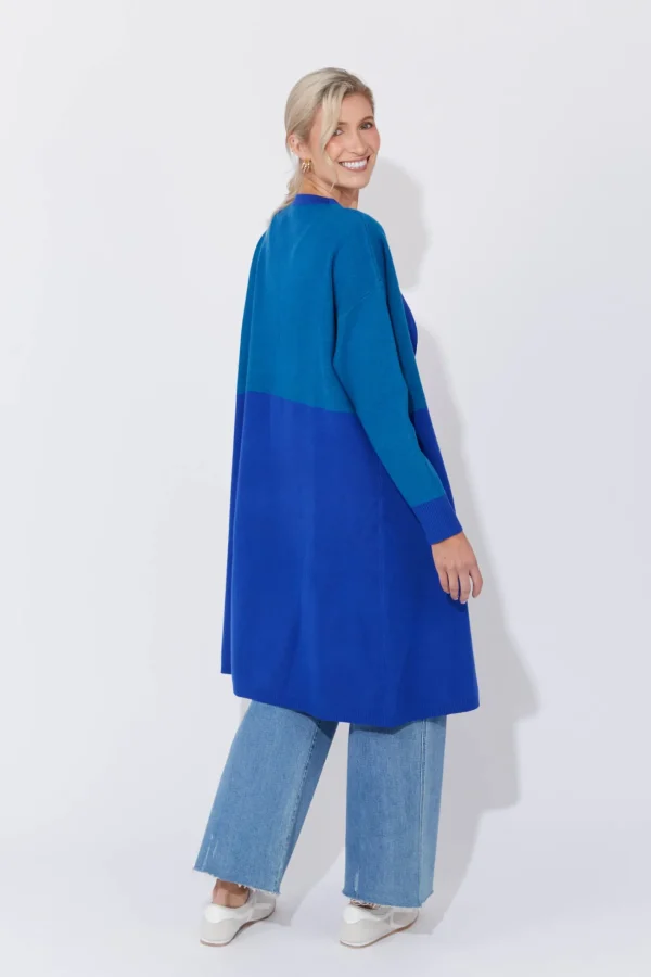 Haven Cyprus Cardigan - Blue/Oasis Clearance