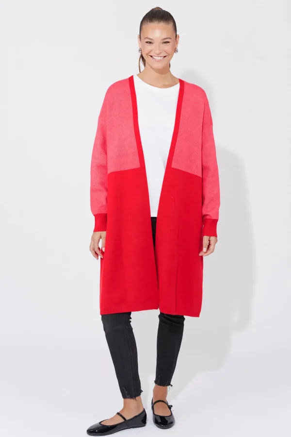 Haven Cyprus Cardigan - Chilli/Pink Best