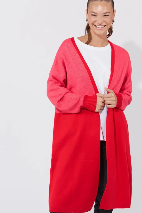 Haven Cyprus Cardigan - Chilli/Pink Best