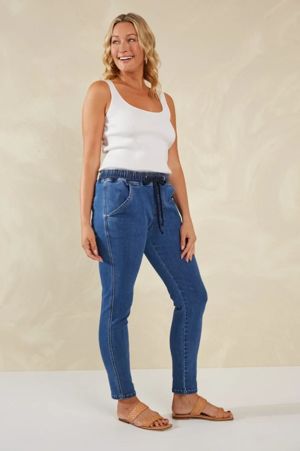 Haven Dalton Denim Pant - Indigo Discount