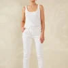Haven Dalton Denim Pant - White Fashion