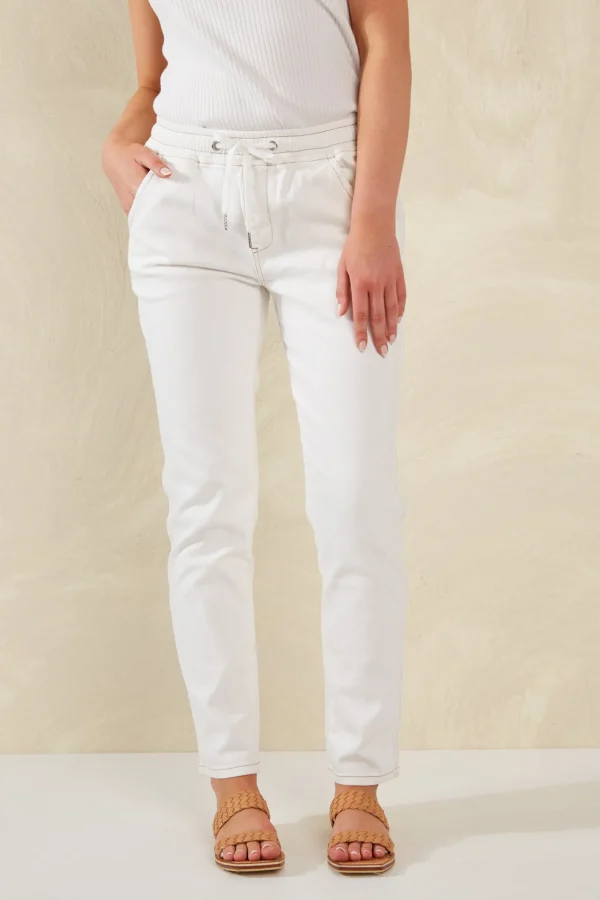 Haven Dalton Denim Pant - White Fashion