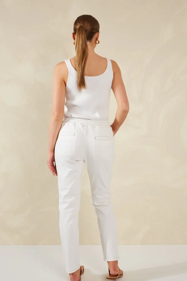 Haven Dalton Denim Pant - White Fashion