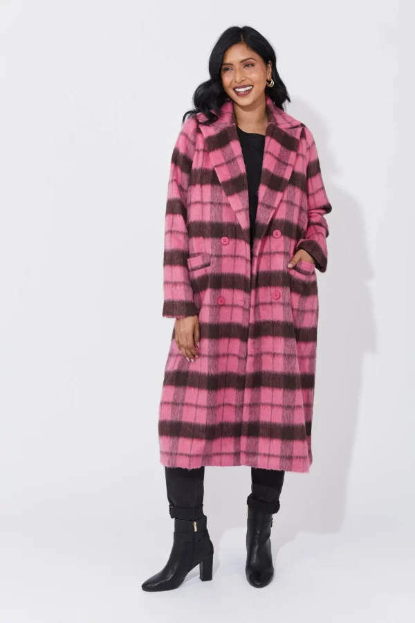 Haven Daytona Coat - Pink Online