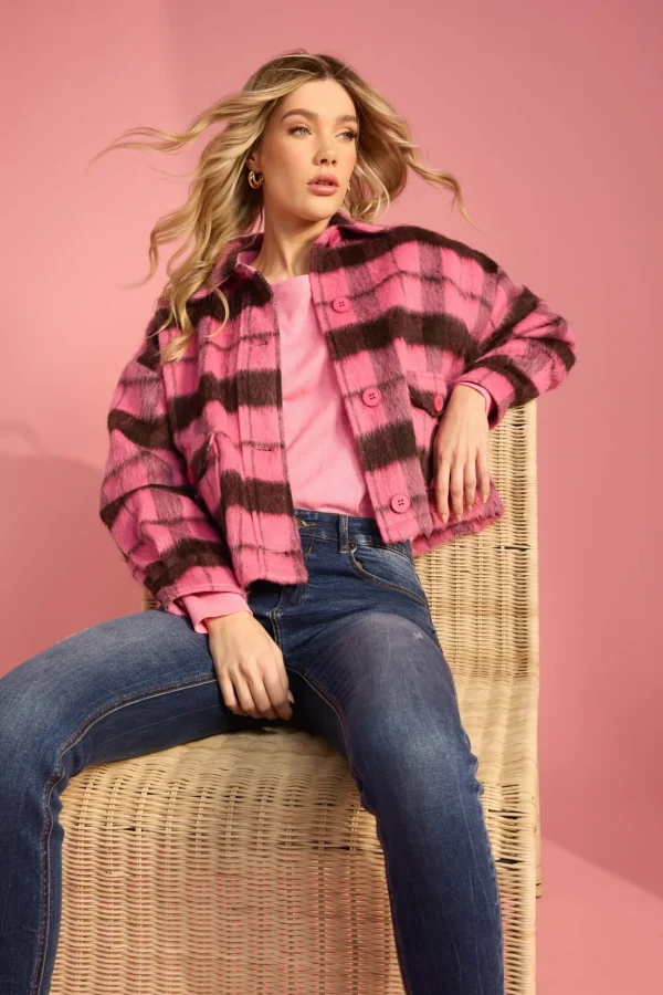 Haven Daytona Crop Jacket - Pink Best