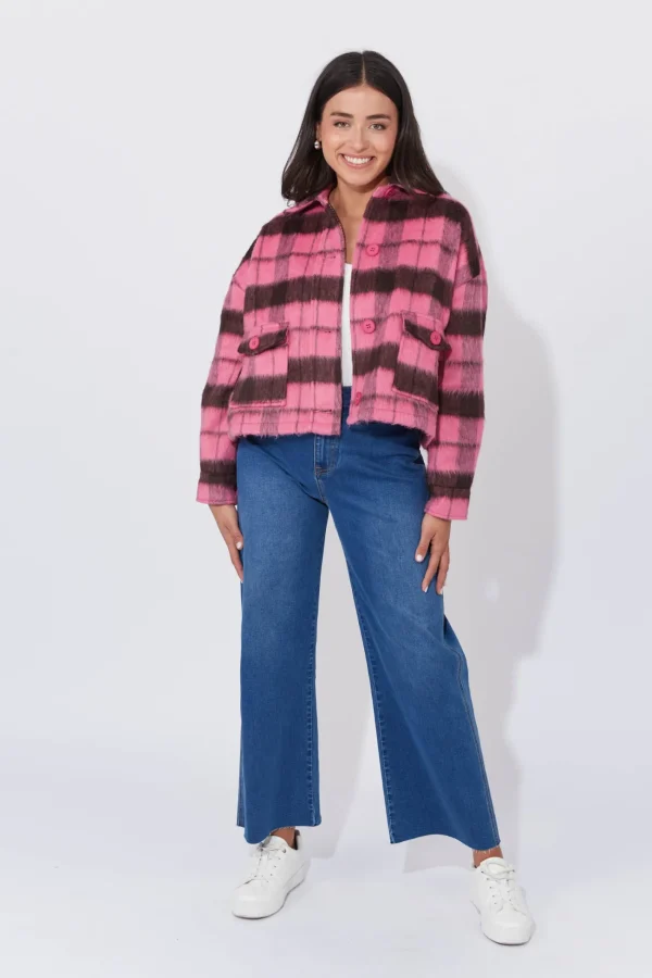 Haven Daytona Crop Jacket - Pink Best