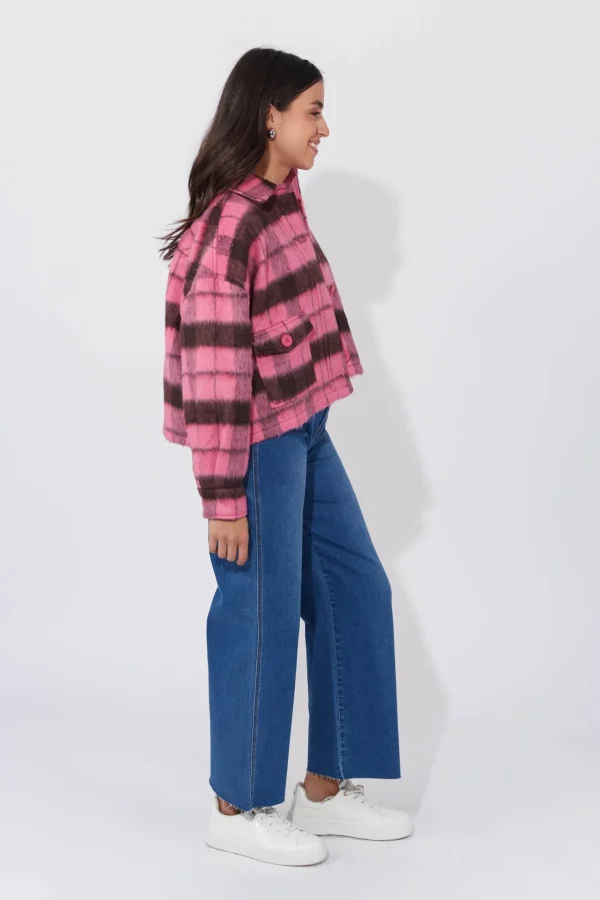 Haven Daytona Crop Jacket - Pink Best