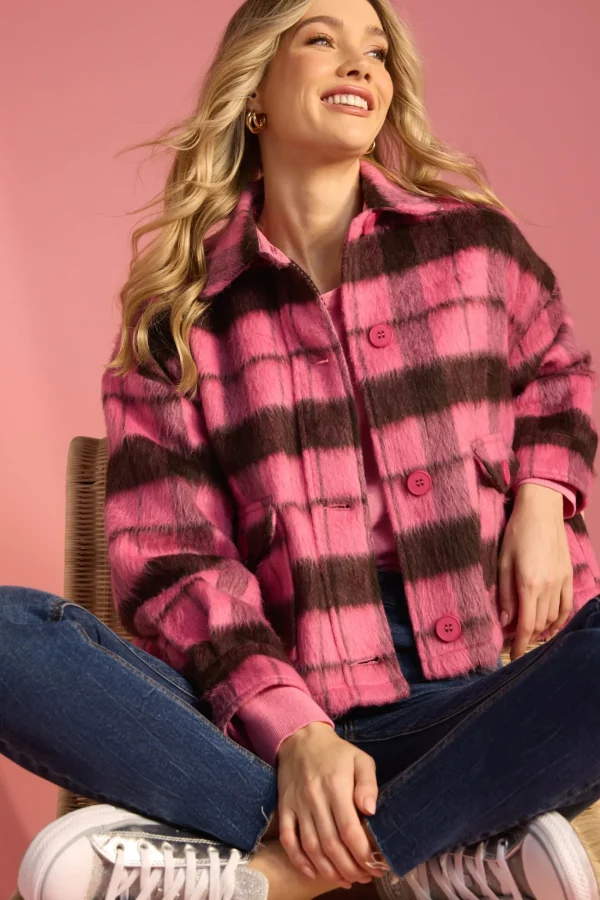 Haven Daytona Crop Jacket - Pink Best