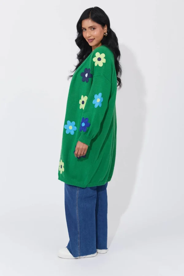 Haven Delphi Cardigan - Blue/Oasis Hot