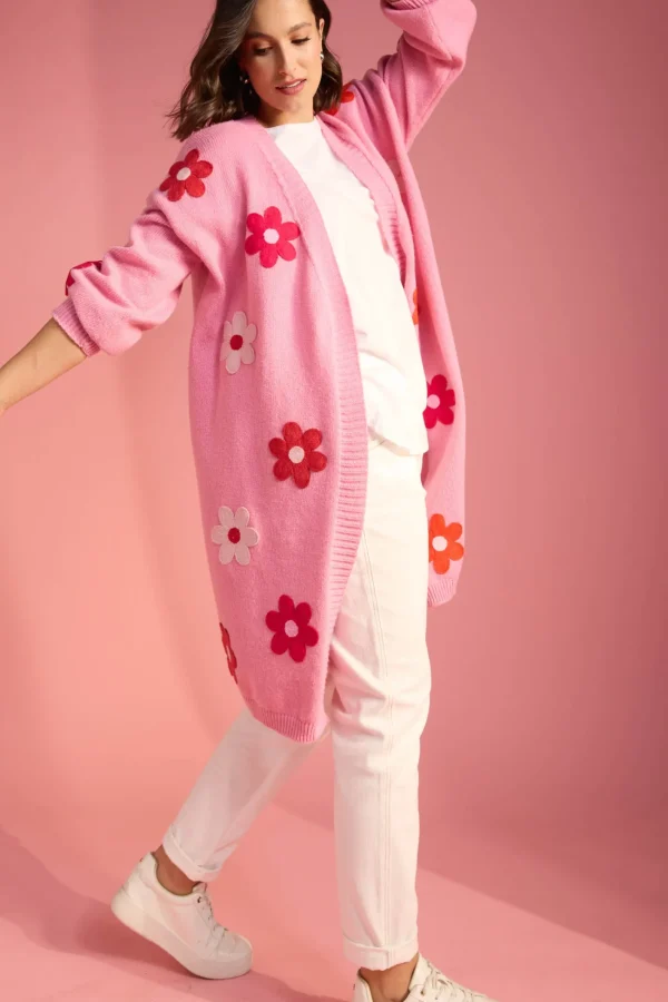 Haven Delphi Cardigan - Chilli/Pink Hot