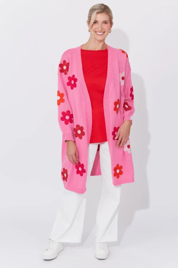 Haven Delphi Cardigan - Chilli/Pink Hot