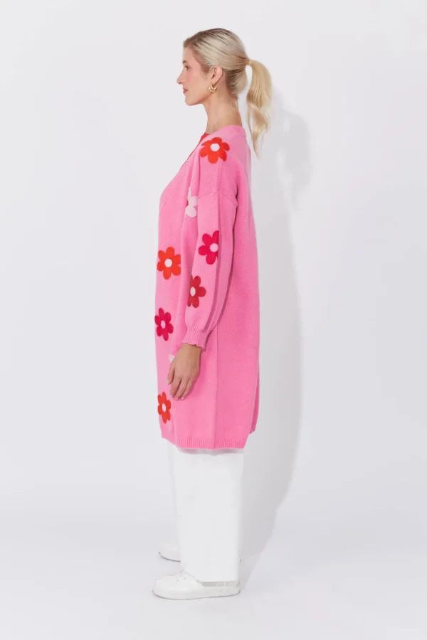 Haven Delphi Cardigan - Chilli/Pink Hot