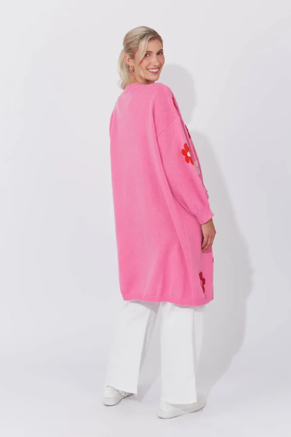 Haven Delphi Cardigan - Chilli/Pink Hot