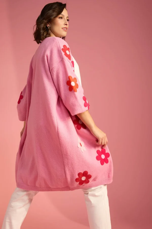 Haven Delphi Cardigan - Chilli/Pink Hot