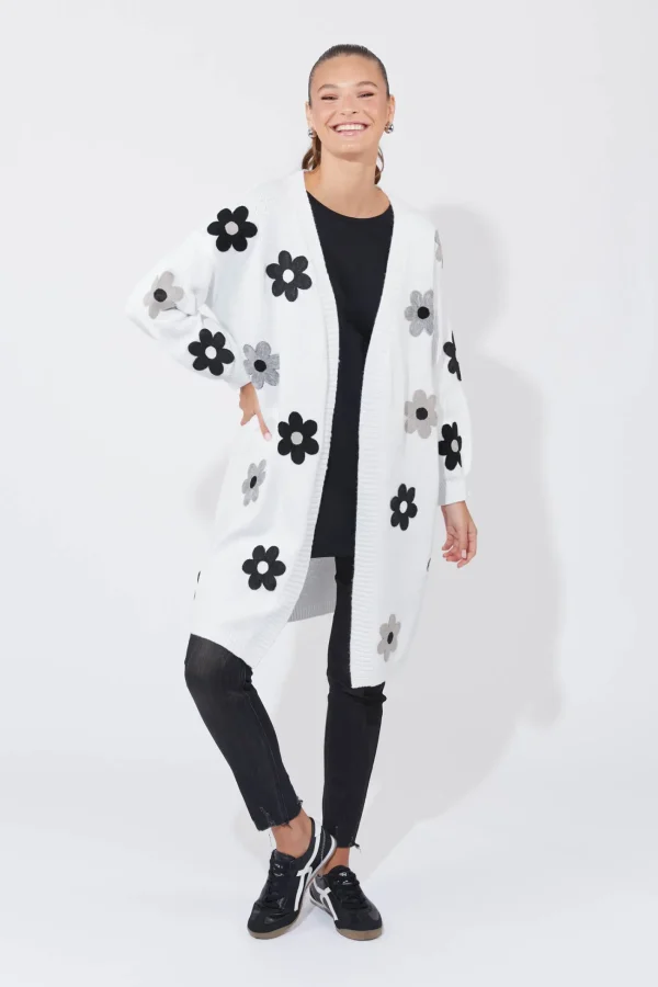 Haven Delphi Cardigan - White/Kohl Online