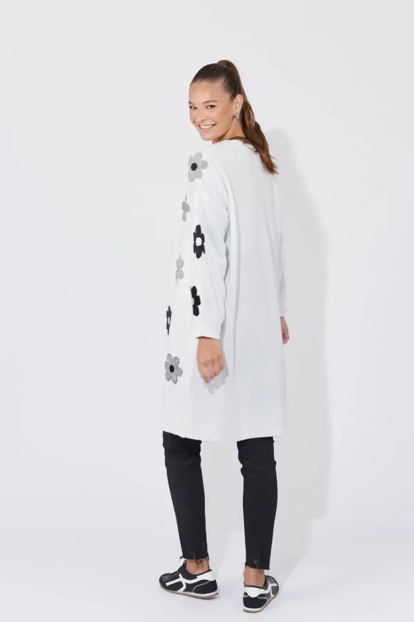 Haven Delphi Cardigan - White/Kohl Online