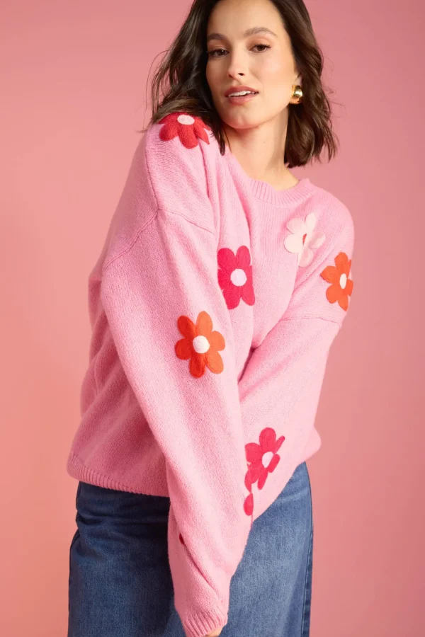 Haven Delphi Jumper - Chilli/Pink New