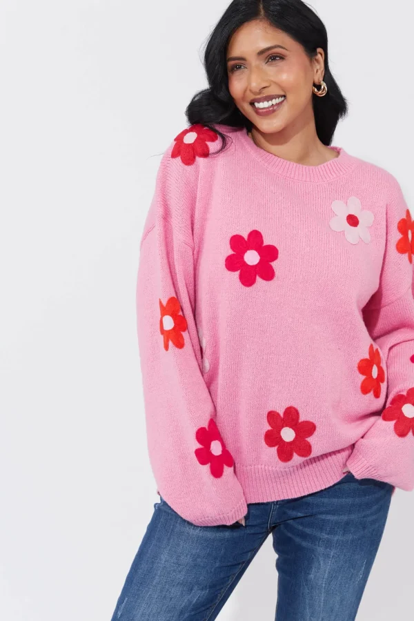 Haven Delphi Jumper - Chilli/Pink New