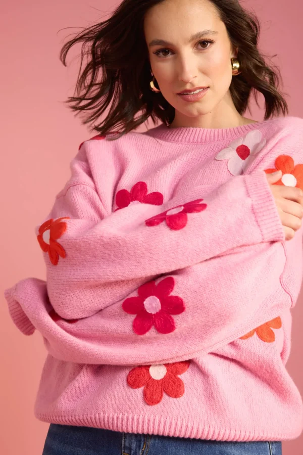 Haven Delphi Jumper - Chilli/Pink New