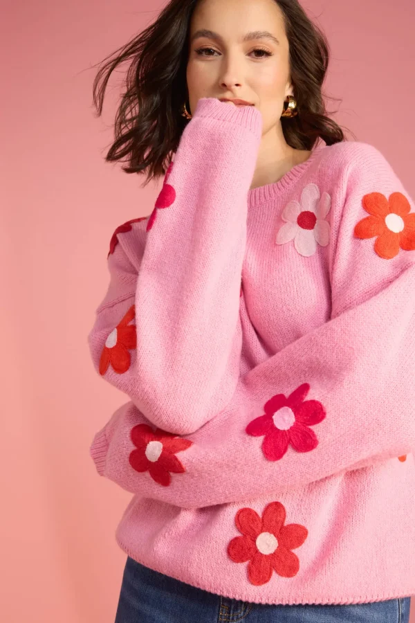 Haven Delphi Jumper - Chilli/Pink New