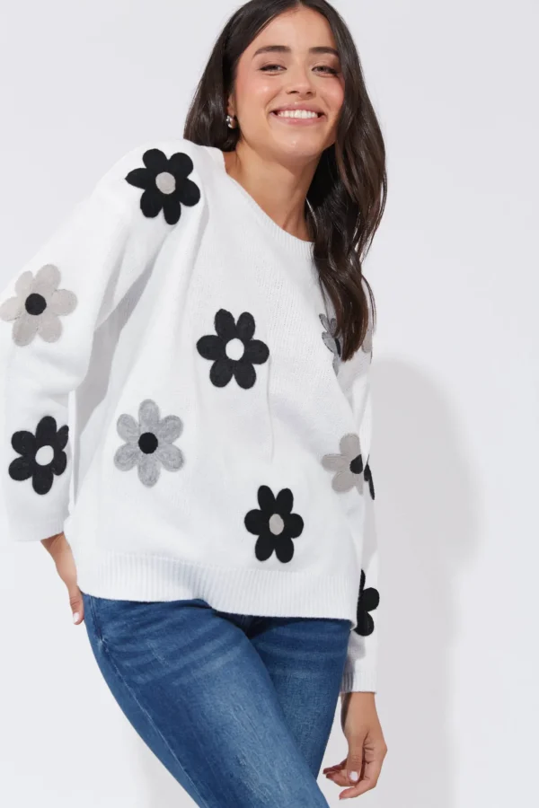 Haven Delphi Jumper - White/Kohl Sale