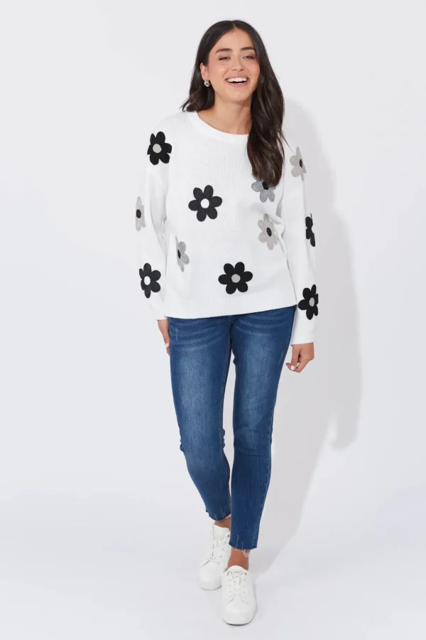 Haven Delphi Jumper - White/Kohl Sale
