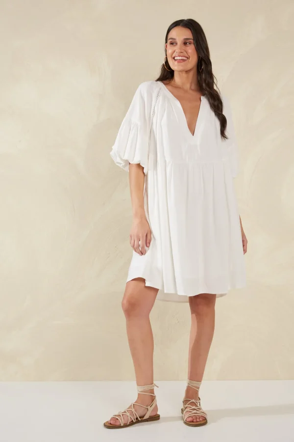 Haven Florence Dress - Bianco Outlet