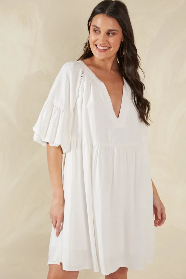 Haven Florence Dress - Bianco Outlet