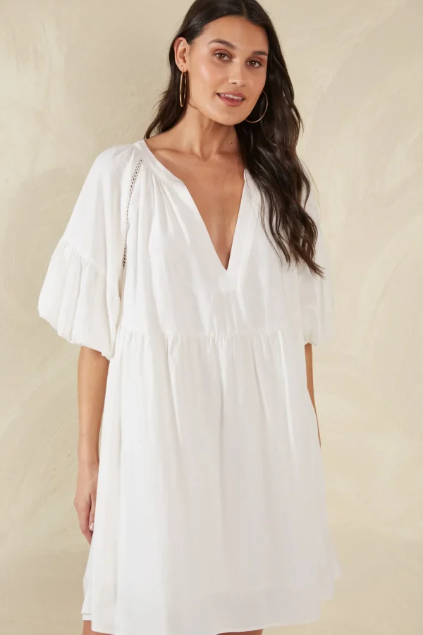Haven Florence Dress - Bianco Outlet