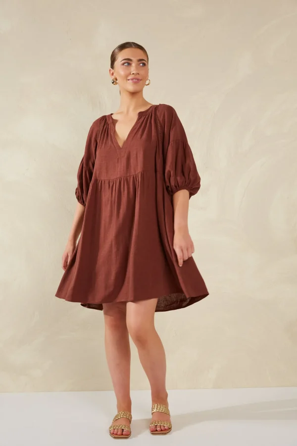Haven Florence Dress - Espresso Fashion