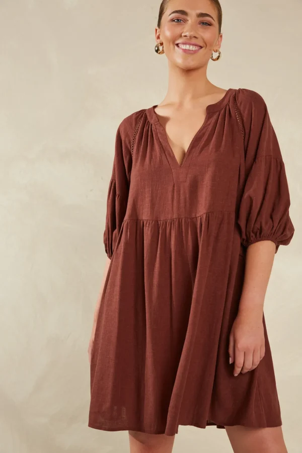 Haven Florence Dress - Espresso Fashion
