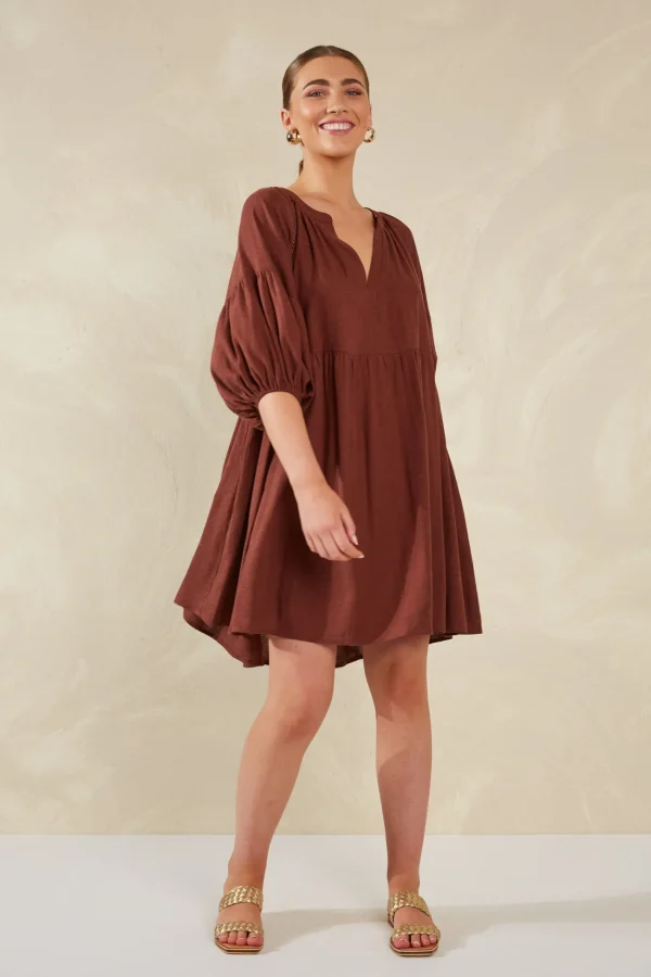 Haven Florence Dress - Espresso Fashion