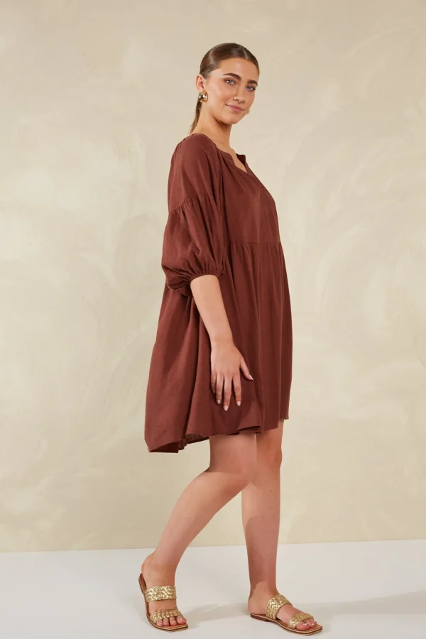 Haven Florence Dress - Espresso Fashion