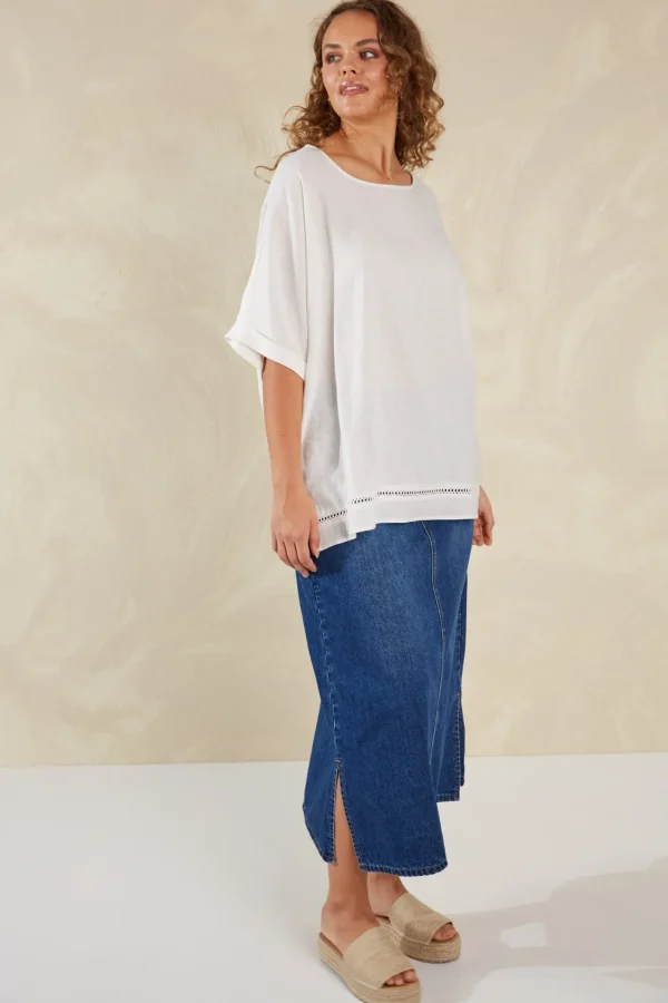 Haven Florence Relaxed Top - Bianco Outlet