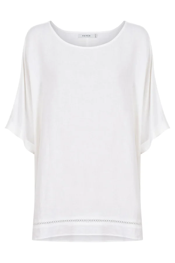 Haven Florence Relaxed Top - Bianco Outlet