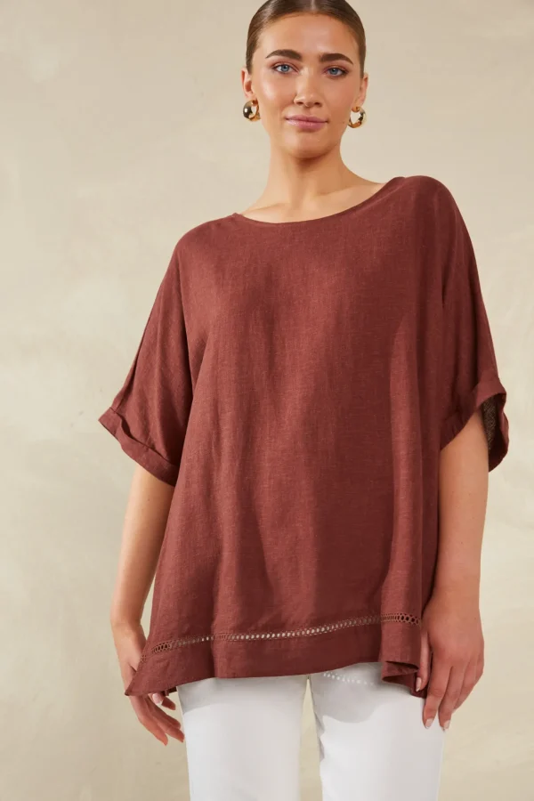 Haven Florence Relaxed Top - Espresso Discount