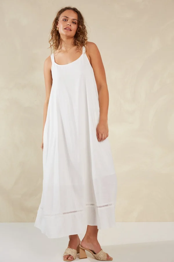 Haven Florence Tank Maxi - Bianco Clearance