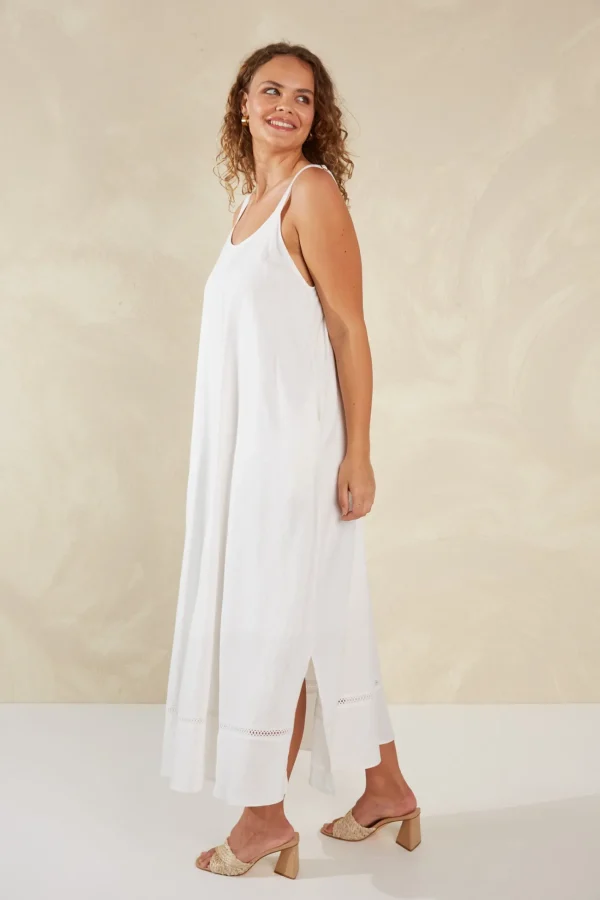 Haven Florence Tank Maxi - Bianco Clearance