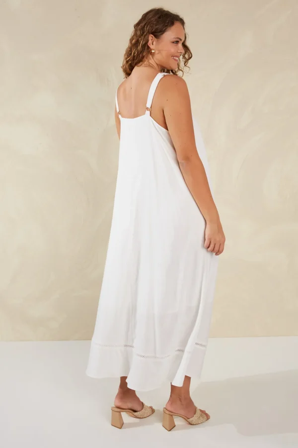Haven Florence Tank Maxi - Bianco Clearance