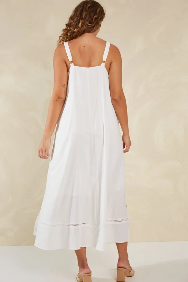 Haven Florence Tank Maxi - Bianco Clearance