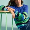Haven Florida Stripe Jumper - Cobalt Fashion
