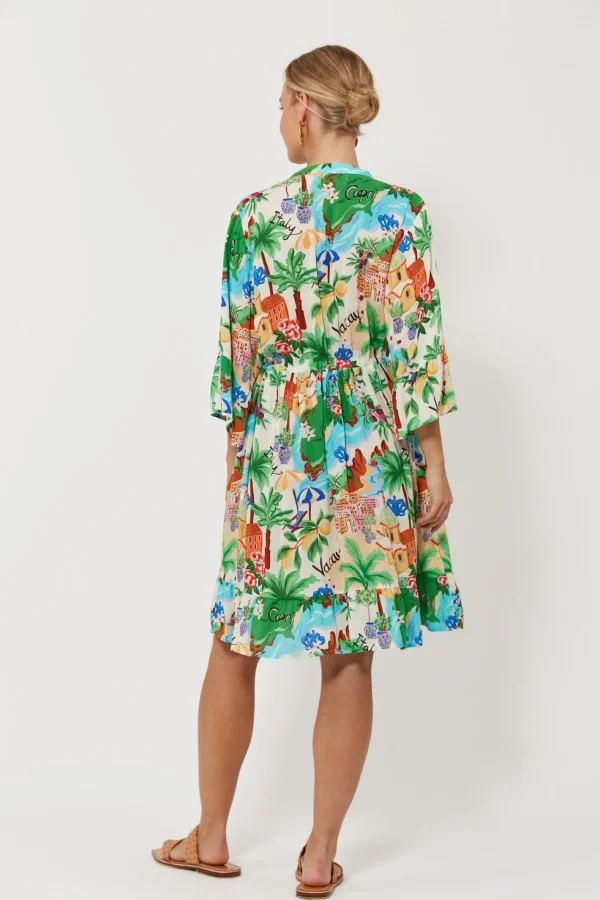 Haven Isola Tie Dress - Capri Online