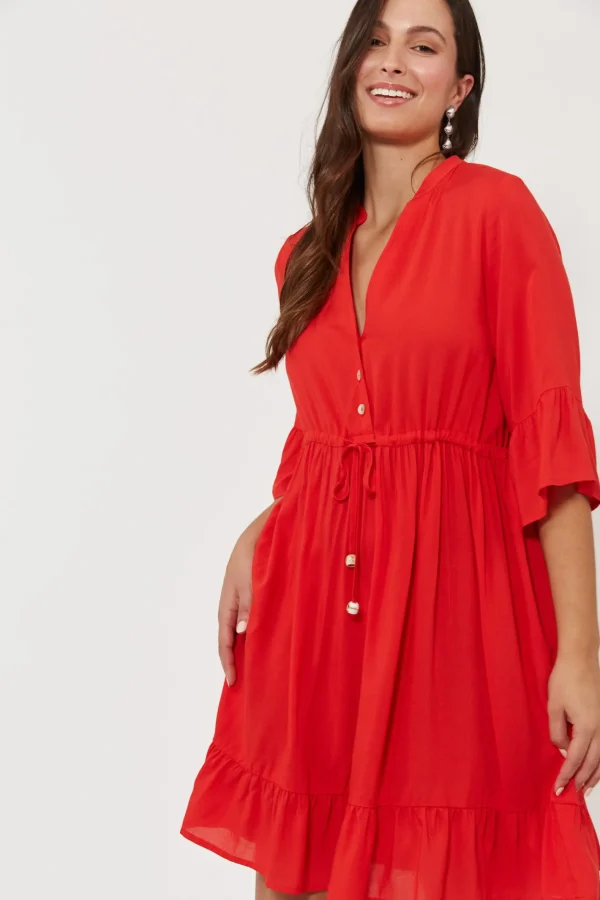 Haven Isola Tie Dress - Negroni Online