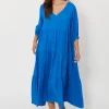 Haven Isola Tiered Maxi Dress - Baia New