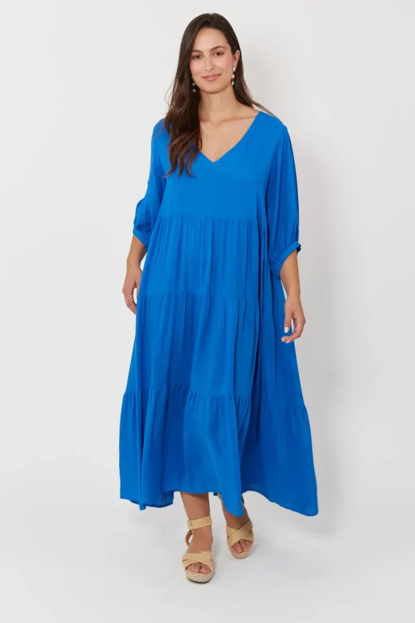 Haven Isola Tiered Maxi Dress - Baia New